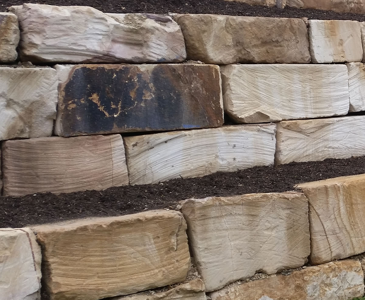 gold coast B grade sandstone walls